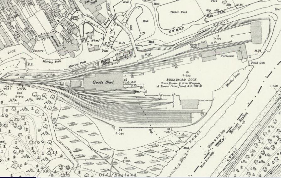 OS map, survey 1912, published 1915