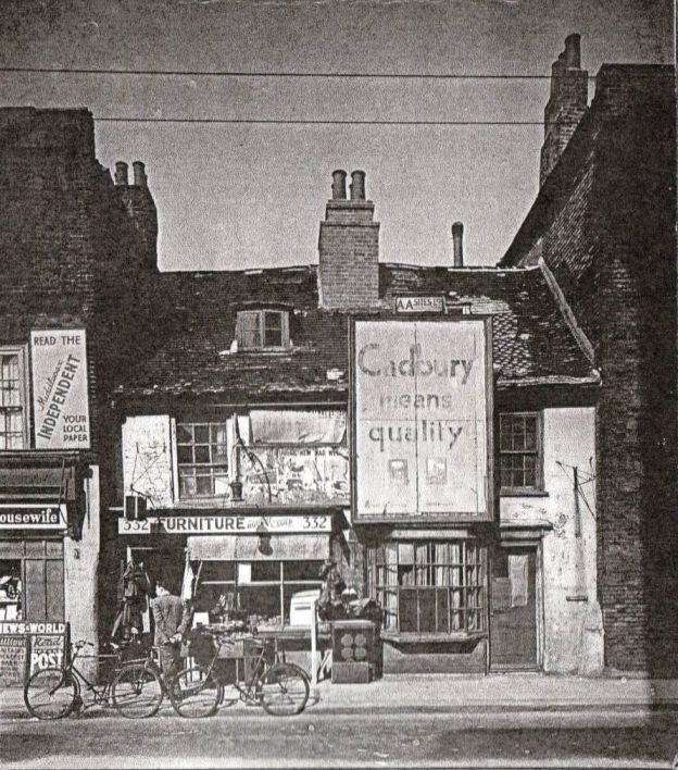 view showing 2 dilapidated 2 storey brick built properties