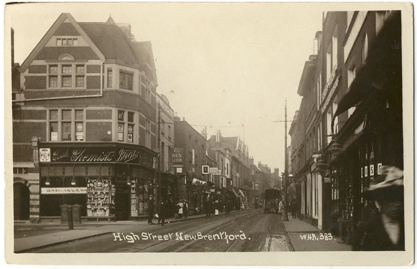 view of the High Street looking east taken near the Market Place