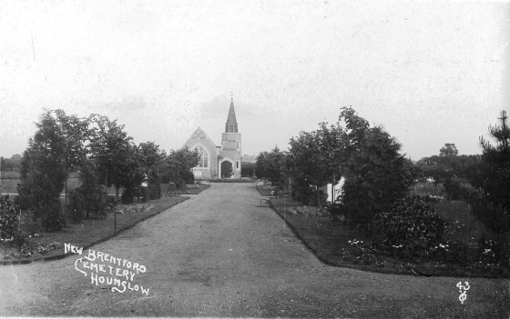 Path approaching chapel