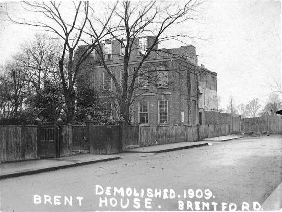 Part demolished 3 storey detached house