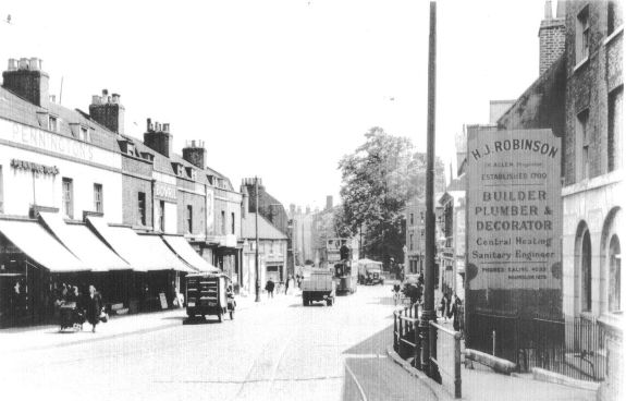 Light traffic including tram, lorry and delivery van