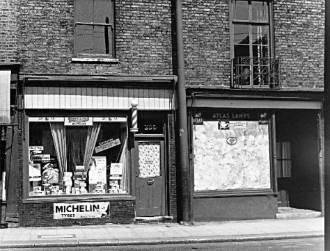 Two brick built shops