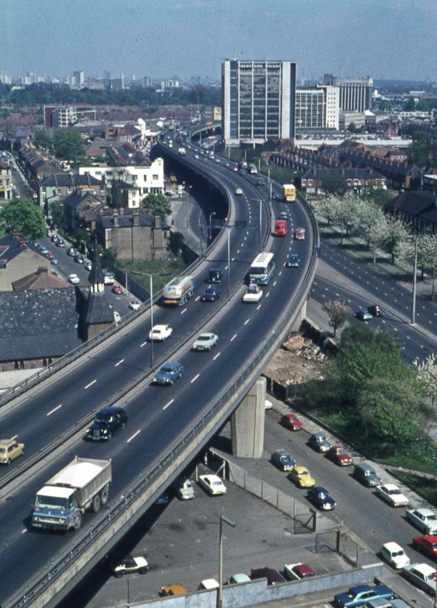 M4 viaduct looking East