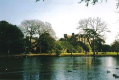 Boston Manor House across the lake (Janet McNamara 2004)