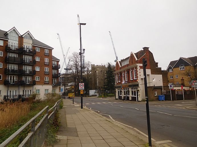 January 2022 view from Brentford Bridge