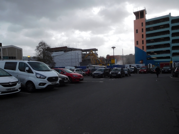 March 2023:  Morrison’s car park