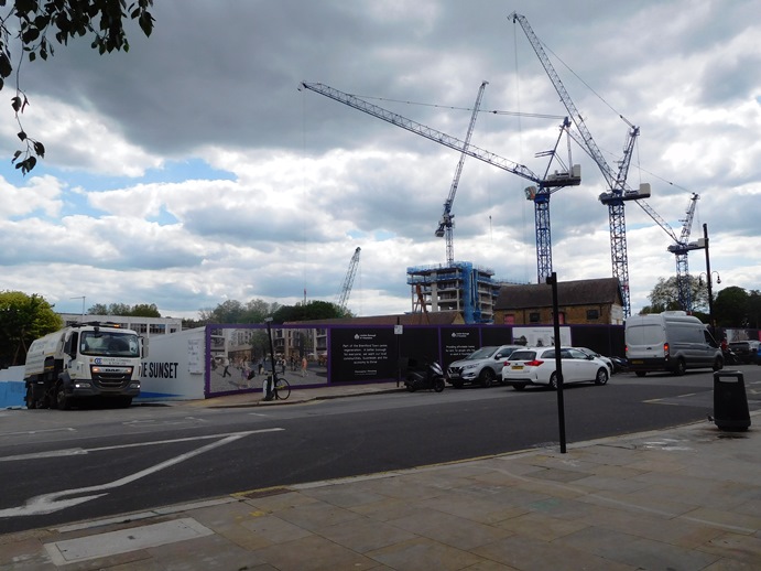 Ballymore site from the High Street