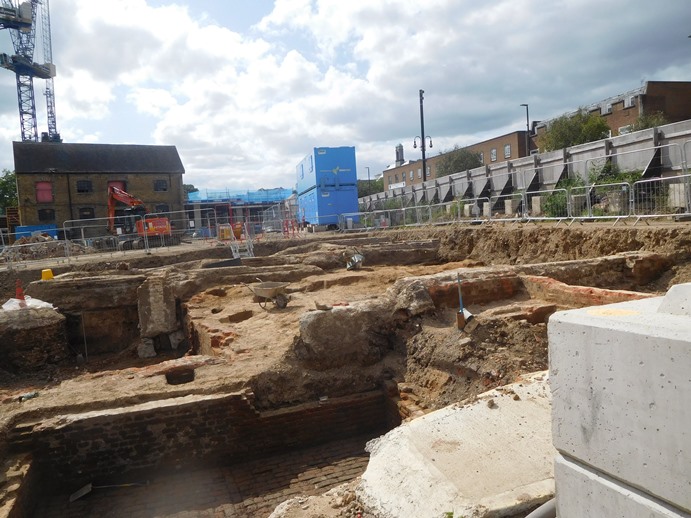 August 2021 dig at Catherine Wheel Yard site