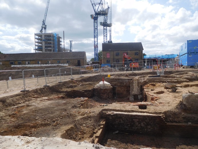 August 2021 dig at Catherine Wheel Yard site