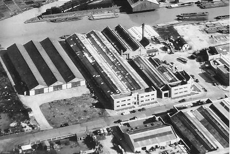 Aerial view of Ranton's works